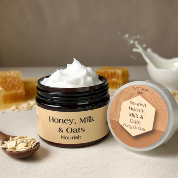 Natural Skin Honey, Milk & Oats Body Butter