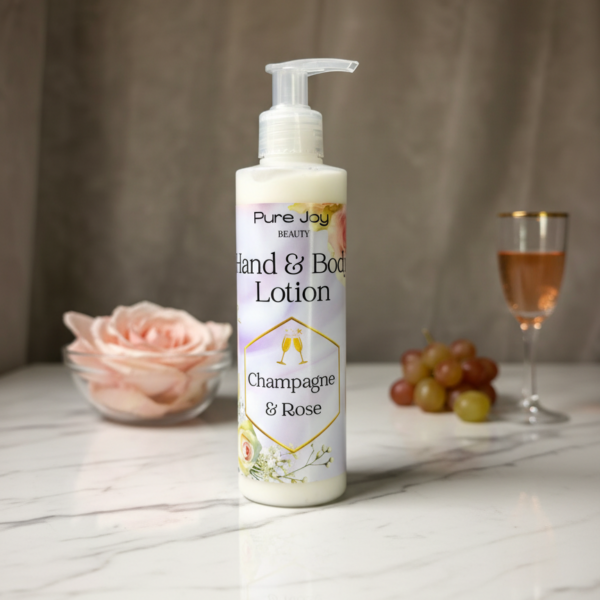 Pure Joy Champagne & Roses Hand and Body Lotion