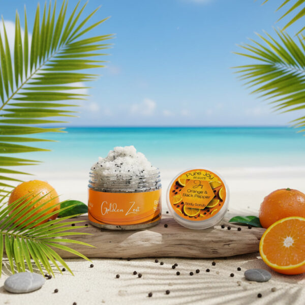 Golden Zest Body Salt Scrub