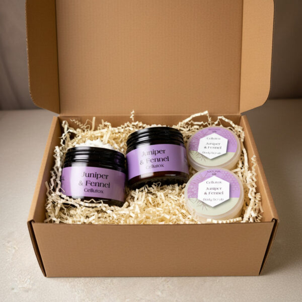 Juniper & Fennel Gift Box Set of Scrub & Butter