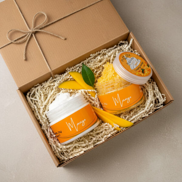 Mango Gift Box Set of Scrub & Butter