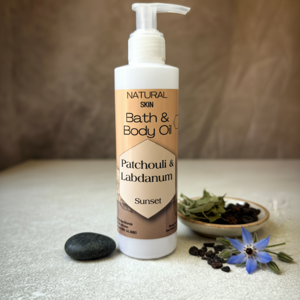 African Sunset Patchouli & Labdanum Bath and Body Oil