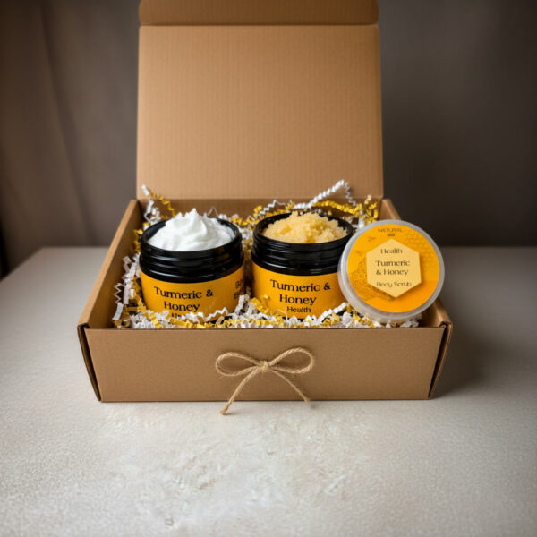 Turmeric & Honey Gift Box Set of Scrub Butter